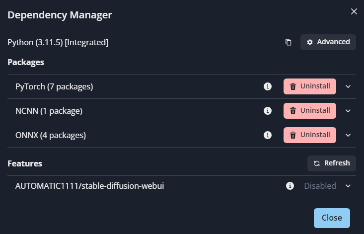 ChaiNNer Manager Setup